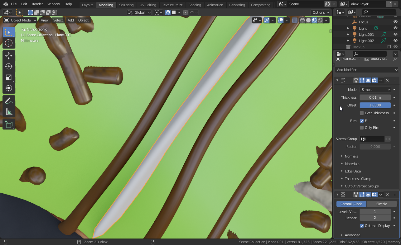 blender 2.8 shade smooth not working donut